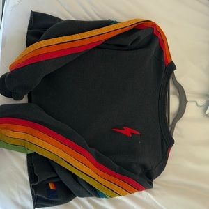 i’m selling an aviator nation cropped crew sweatshirt!